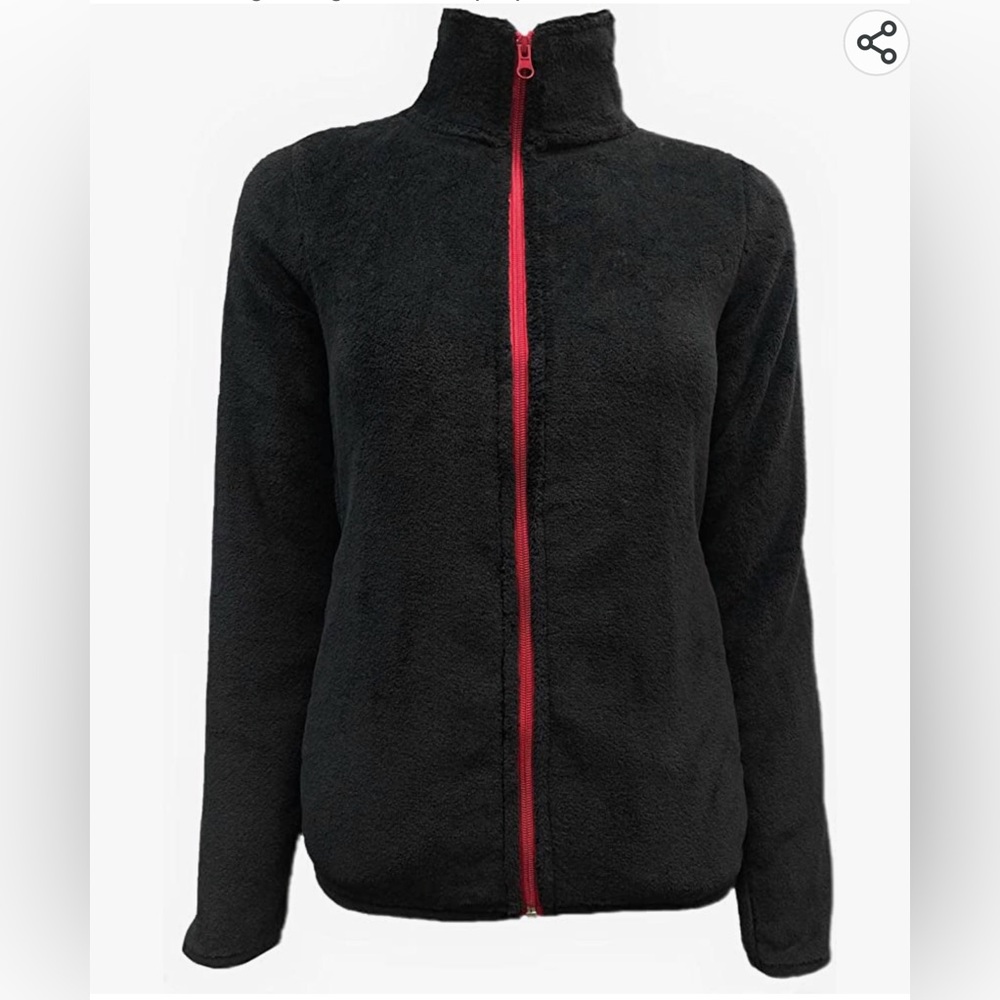 Angela BeBe fleece jacket Petite Medium